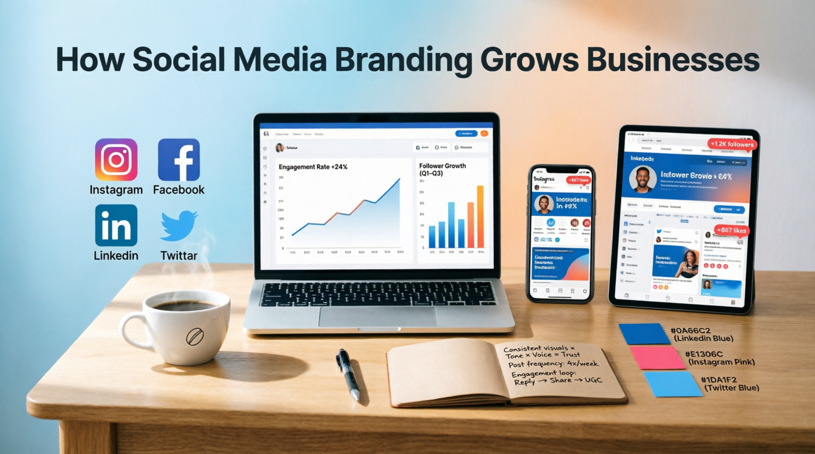 How Social Media Branding Grows Businesses